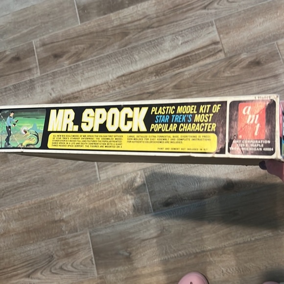 Star Trek Mr Spock 1968 Plastic Model Kit #S956. BOX ONLY Made in the USA by AMT - Picture 6 of 13